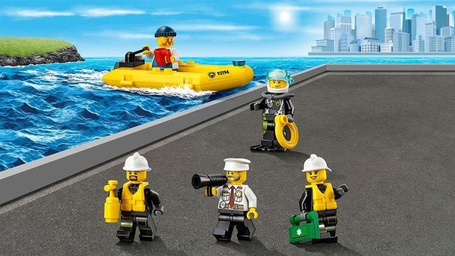 LEGO City 60109 Łódź strażacka
