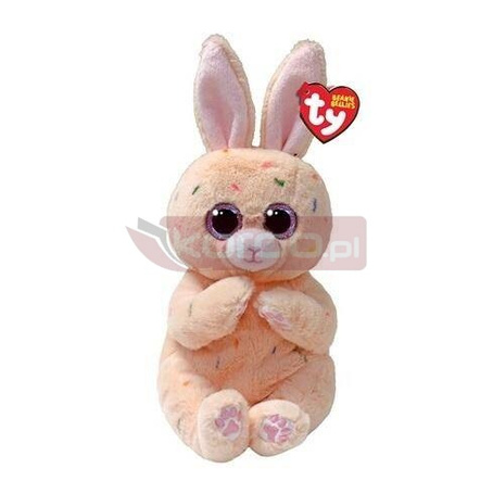 Beanie Bellies Peaches - brzoskwiniowy królik 15cm