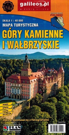 Mapa tur. - Góry Kamienne i Wałbrzyskie lam