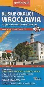 Mapa - Bliskie okolice Wrocławia cz. połud-wsch.