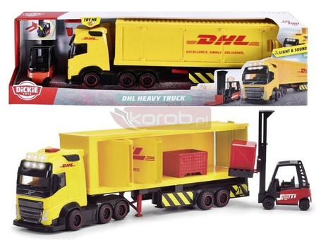 City ciężarówka z naczepą DHL 35cm