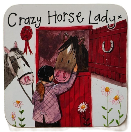 Podkładka pod kubek C244 Koniara Crazy Horse Lady