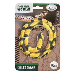 Wąż gumowy pyton siatkowy żółty 60cm