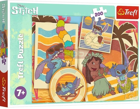 Puzzle 200 Muzyczny świat Lilo&Stitch TREFL
