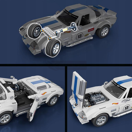 MATTEL BRICK SHOP HOT WHEELS Elite Series Corvette Grand Sport JGR31