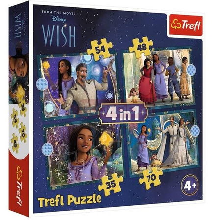 Puzzle 4w1 Marzenia się spełniają TREFL