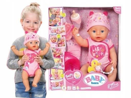 BABY BORN LALKA INTERAKTYWNA SOFT TOUCH  WERSJA 2018