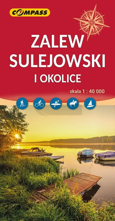 Mapa turystyczna - Zalew Sulejowski i okolice