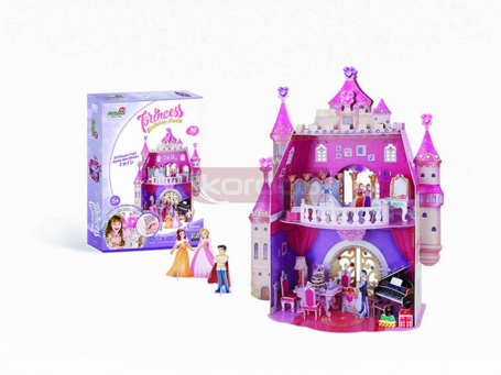 Puzzle 3D Princess Birthday party