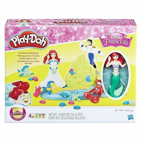 Play Doh Arielka podwodny ślub