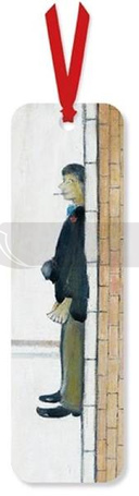 Zakładka do książki Man lying on a wall