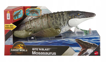 JURASSIC WORLD DINOZAUR Atak paszczą Mozazaur duża figurka 65cm JCH00
