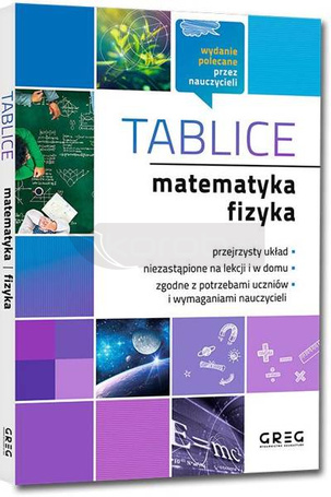 Tablice: matematyka + fizyka GREG