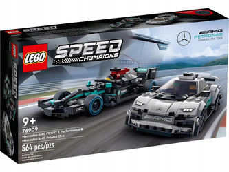 LEGO SPEED CHAMPIONS 76909 MERCEDES AMG F1 W12 E P zestaw klocków +9 lat