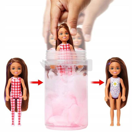 BARBIE CHELSEA COLOR REVEAL PIKNIK lalka niespodz HLF84