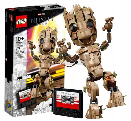 LEGO MARVEL SUPER HEROES 76217 JA JESTEM GROOT zestaw klocków +10 lat