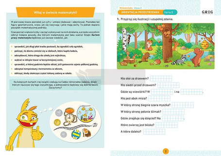 Matematyka SP 2 Karty pracy w szkole i w domu