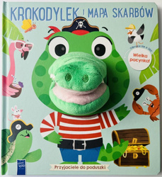 Przyjaciele do poduszki. Krokodylek i mapa skarbów