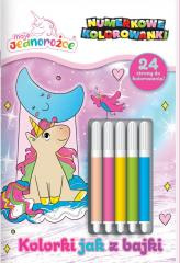 Moje Jednorożce. Numerkowe kolorowanki