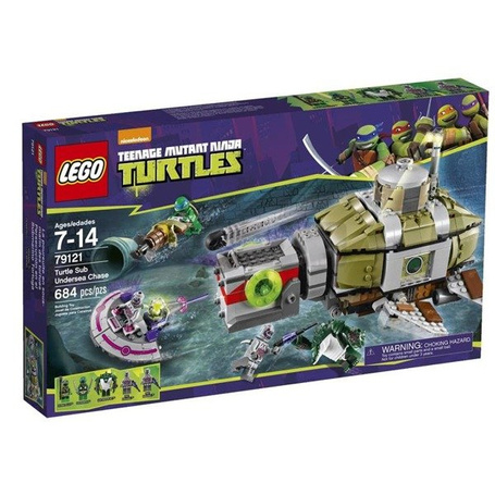 LEGO Żółwie ninja 79121 Pościg łodzią podwodną