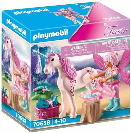 PLAYMOBIL Spirit 70658 Wróżka opiekująca się jednorożcem