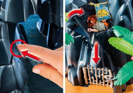 PLAYMOBIL 6679 Piracka wyspa skarbów