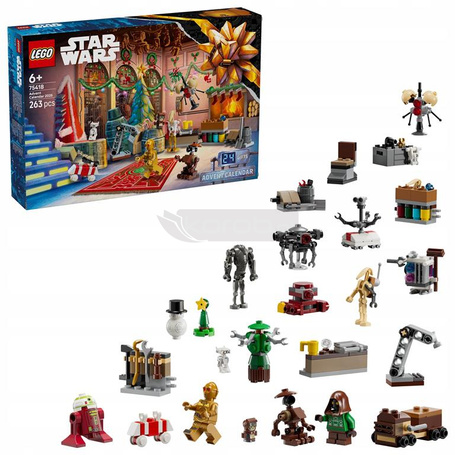 LEGO STAR WARS 75418 KALENDARZ ADWENTOWY 2025 zestaw klocków dla dzieci 6+