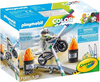 PLAYMOBIL COLOR CRAYOLA 71377 MOTOCYKL zestaw dla dzieci +5 lat