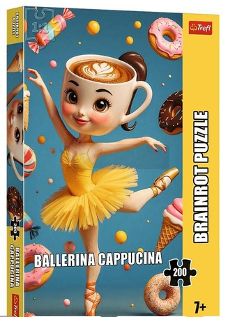 Puzzle 200 BrainRots Ballerina Cappuccina