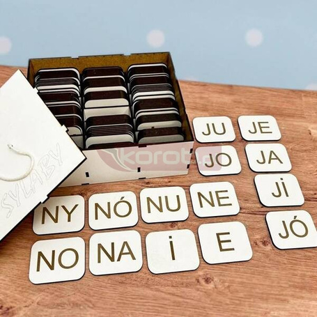 Sylabowy box - sylaby otwarte