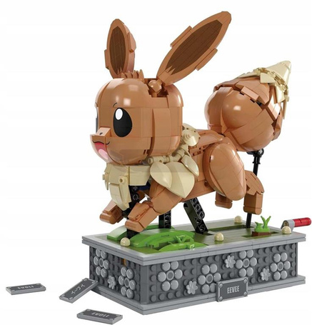 MEGA POKEMON KLOCKI 1366 elementów Motion Eeevee kolekcjonerski HTH71