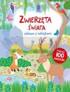 Zabawa z naklejkami. Zwierzęta świata