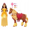 DISNEY LALKA KSIĘŻNICZKA BELLA z pięknym koniem Phillippe JBG01