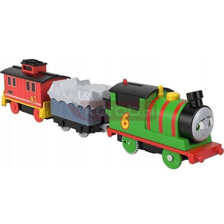 TOMEK I PRZYJACIELE Pociąg Percy & Brake Car Bruno z wagonikiem HHN44