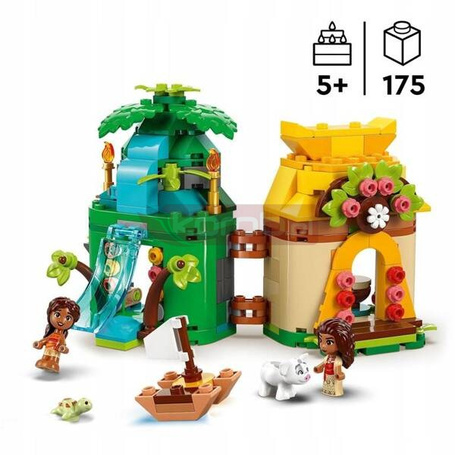 LEGO DISNEY PRINCESS 43260 Zabawy Vaiany na wyspie, zestaw klocków +5 lat