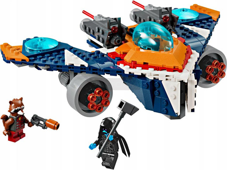 LEGO MARVEL 76278 WARBIRD ROCKETA VS RONAN OSKARŻYCIEL zestaw klocków +8