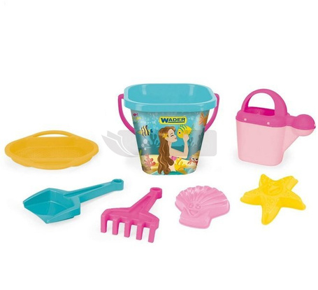 Komplet do piasku 7 elementów Syrenki