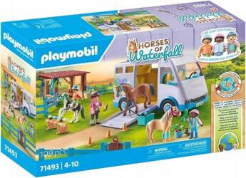 PLAYMOBIL HORSES OF WATERFALL 71493 MOBILNA NAUKA JAZDY KONNEJ