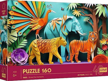 Puzzle 160 Paper Art: Dżungla TREFL