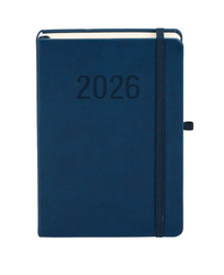 Kalendarz 2026 A5 Memofix DNS granatowy