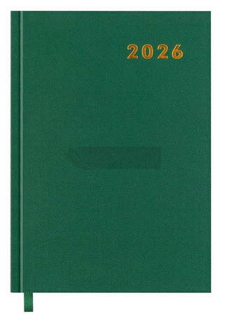 Kalendarz książkowy 2026 A5 zielony EASY
