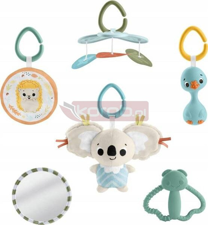 FISHER PRICE Mata sensoryczna premium dla niemowląt HRB15