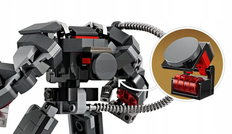 LEGO MARVEL 76277 MECHANICZNA ZBROJA WAR MACHINE'A zestaw klocków +6 lat