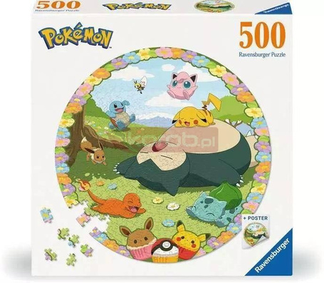 Puzzle 500 Pokemon Postacie