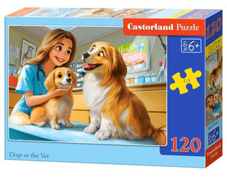 Puzzle 120 Dogs at the Vet CASTOR