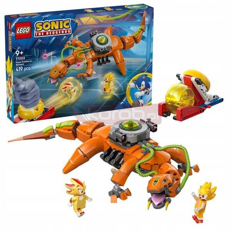 LEGO SONIC 77003 SUPER SHADOW KONTRA BIOLIZARD, zestaw klocków dla dzieci