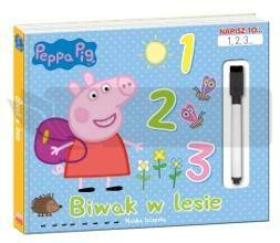 Świnka Peppa. Napisz to 1,2,3 Biwak w lesie