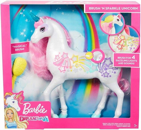 Lalka Barbie Dreamtopia Jednorożec Magiczne Włosy GFH60