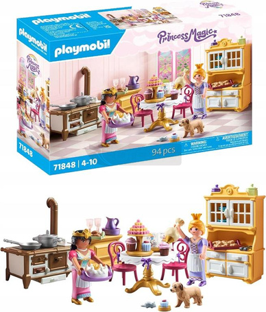 PLAYMOBIL PRINCES MAGIC 71848 KRÓLEWSKA KUCHNIA zestaw dla dzieci 4+