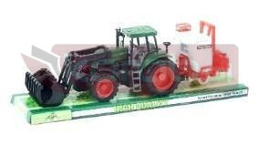 Traktor mały z opryskiem i łyżką